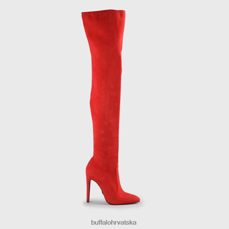 Crvena Buffalo marjorie vegan preko koljena |čizme TDD6T104